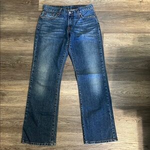 Lucky Brand Women's Kaltex Classic Fit Straight Leg Low Rise Blue Jeans 27